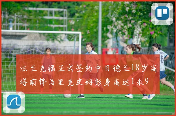 法兰克福正式签约中日德兰18岁高塔前锋马里克皮姆彭身高达1米9